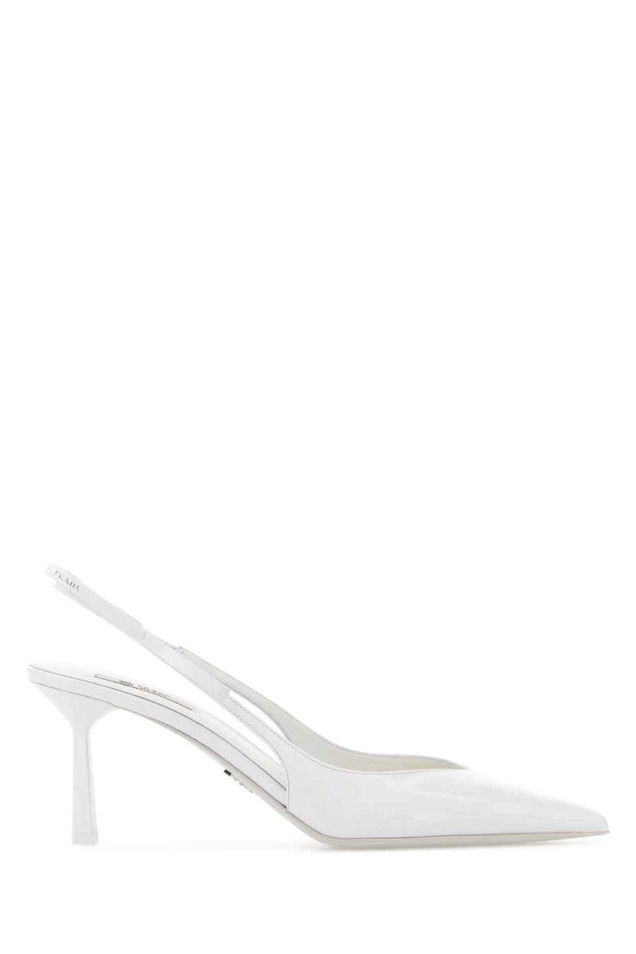 Prada Exterior: 100% Leather pump in white