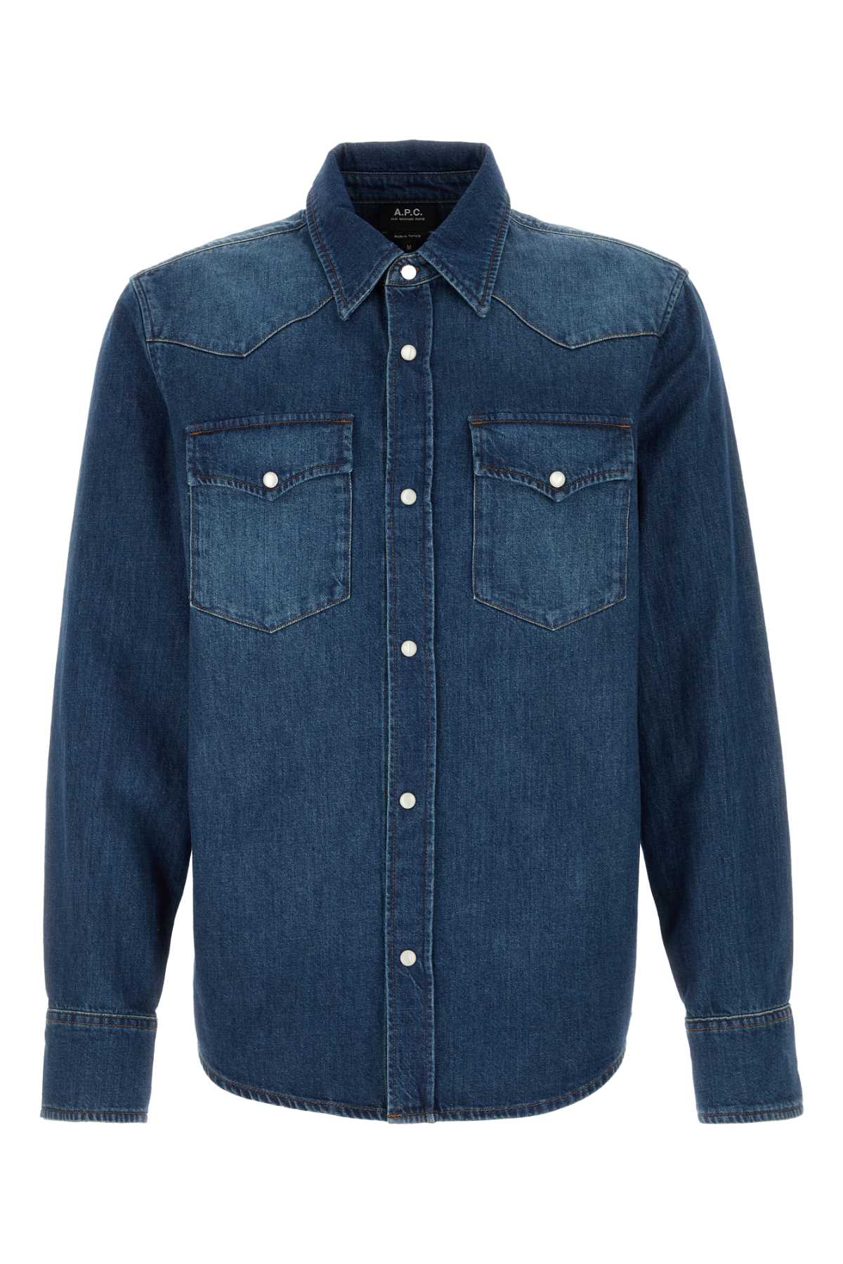 Denim Western Shirt Indigodelave Coton Biologique Camicie