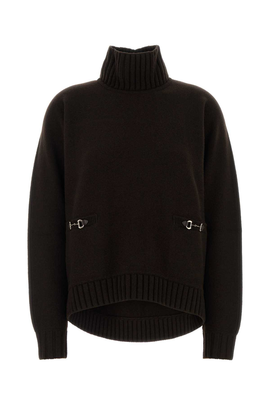 Gucci 70% Wool 30% Cashmere sweater in brown