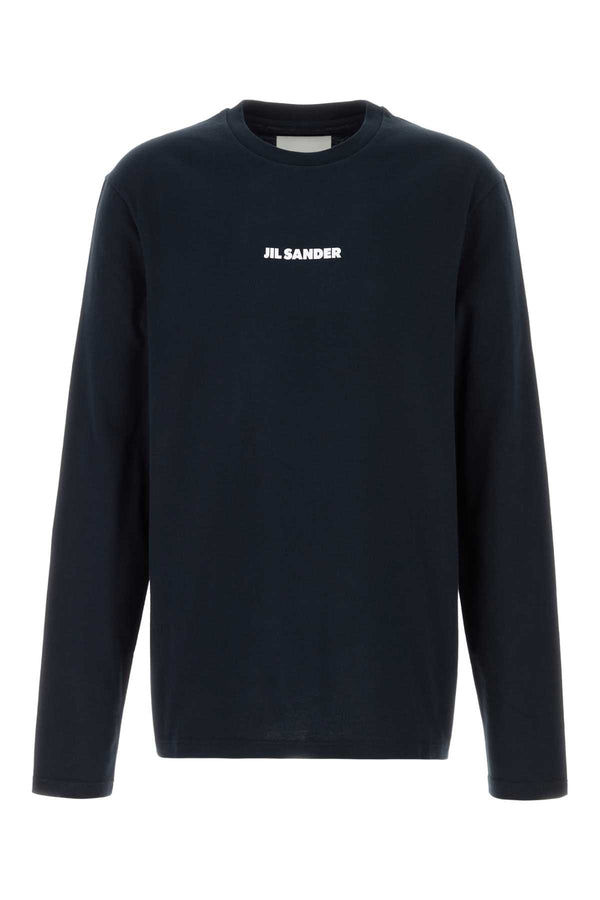 Jil Sander 100% Cotton t-shirt in navy