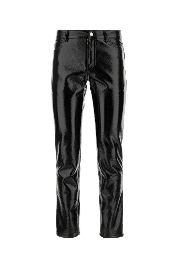 Black Vinyl Pant Pantaloni