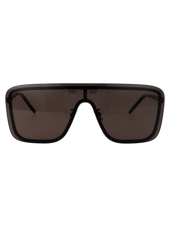 Sl 364 Mask 002 Black Metal Sunglasses