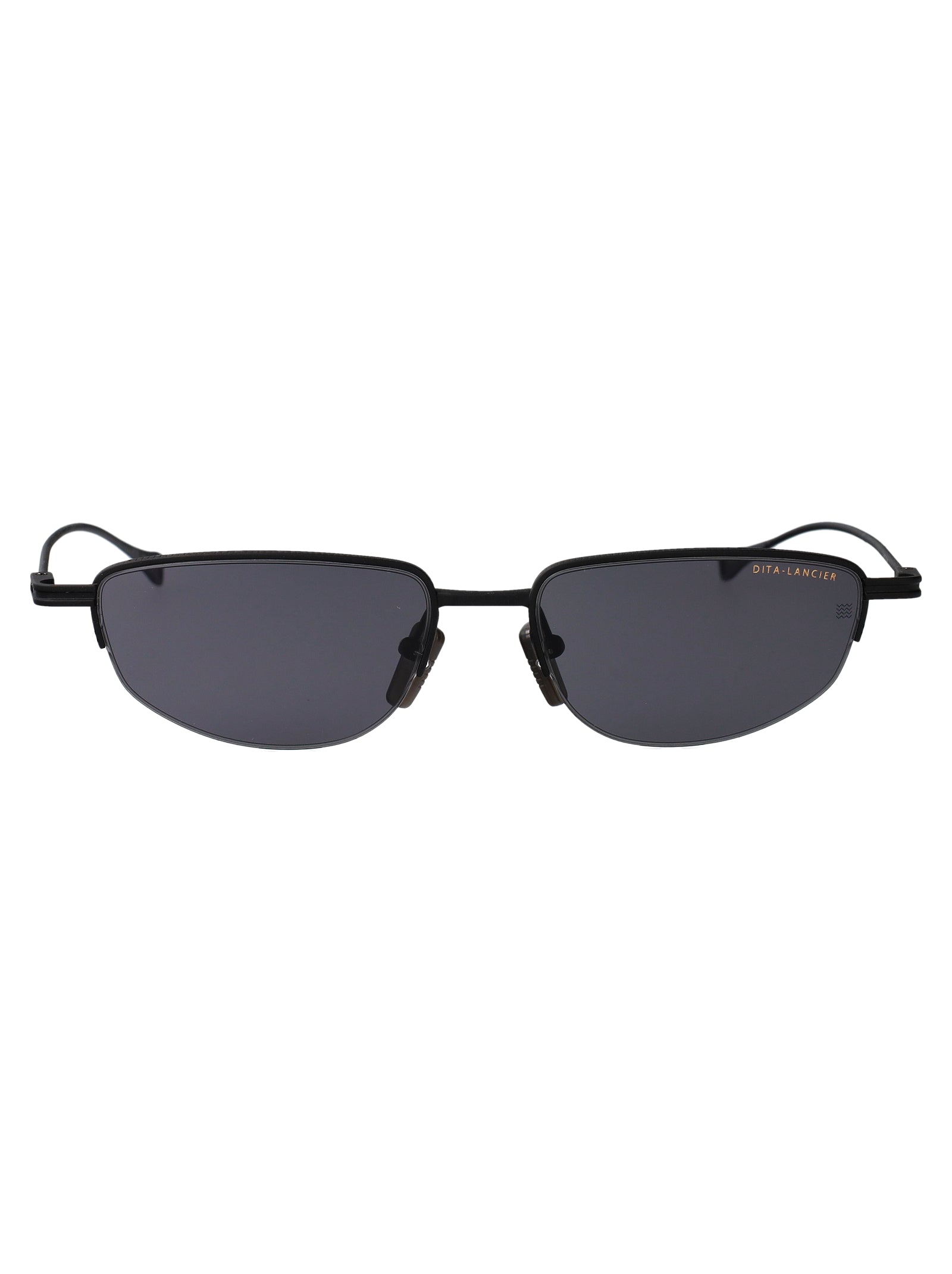 Dls131-A-02 02 Matte Black Metal Sunglasses