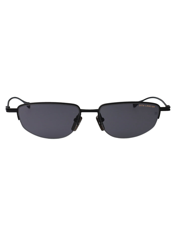 Dls131-A-02 02 Matte Black Metal Sunglasses