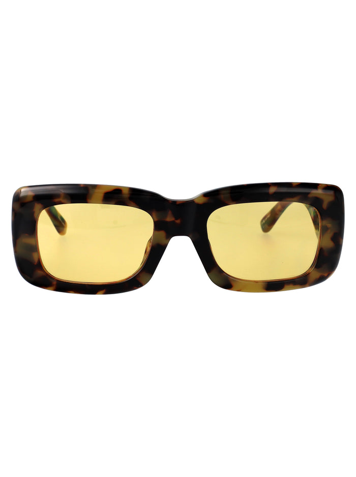 Marfa T-shell/silver/yellow Acetate Sunglasses