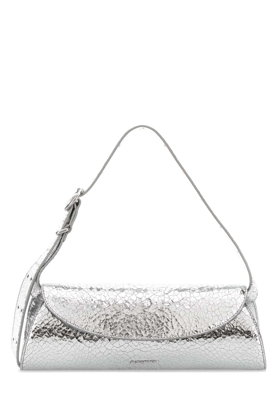 Jil Sander 100% Sheepskin leather; lining: 100% sheepskin leather shoulder bag in silver