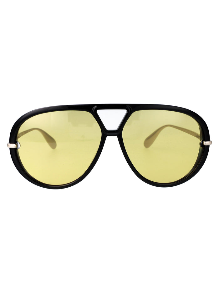 Bv1274s Yellow Metal Sunglasses