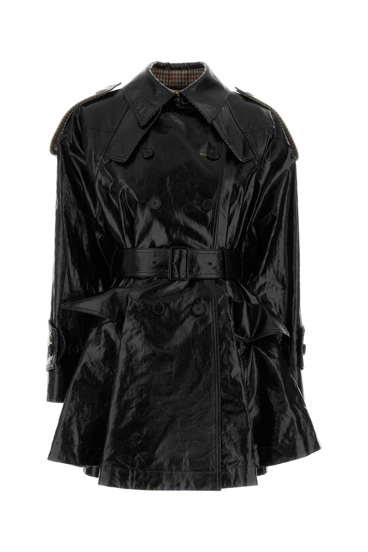 Black Exterior: Linen Linen: Cotton Cappotti