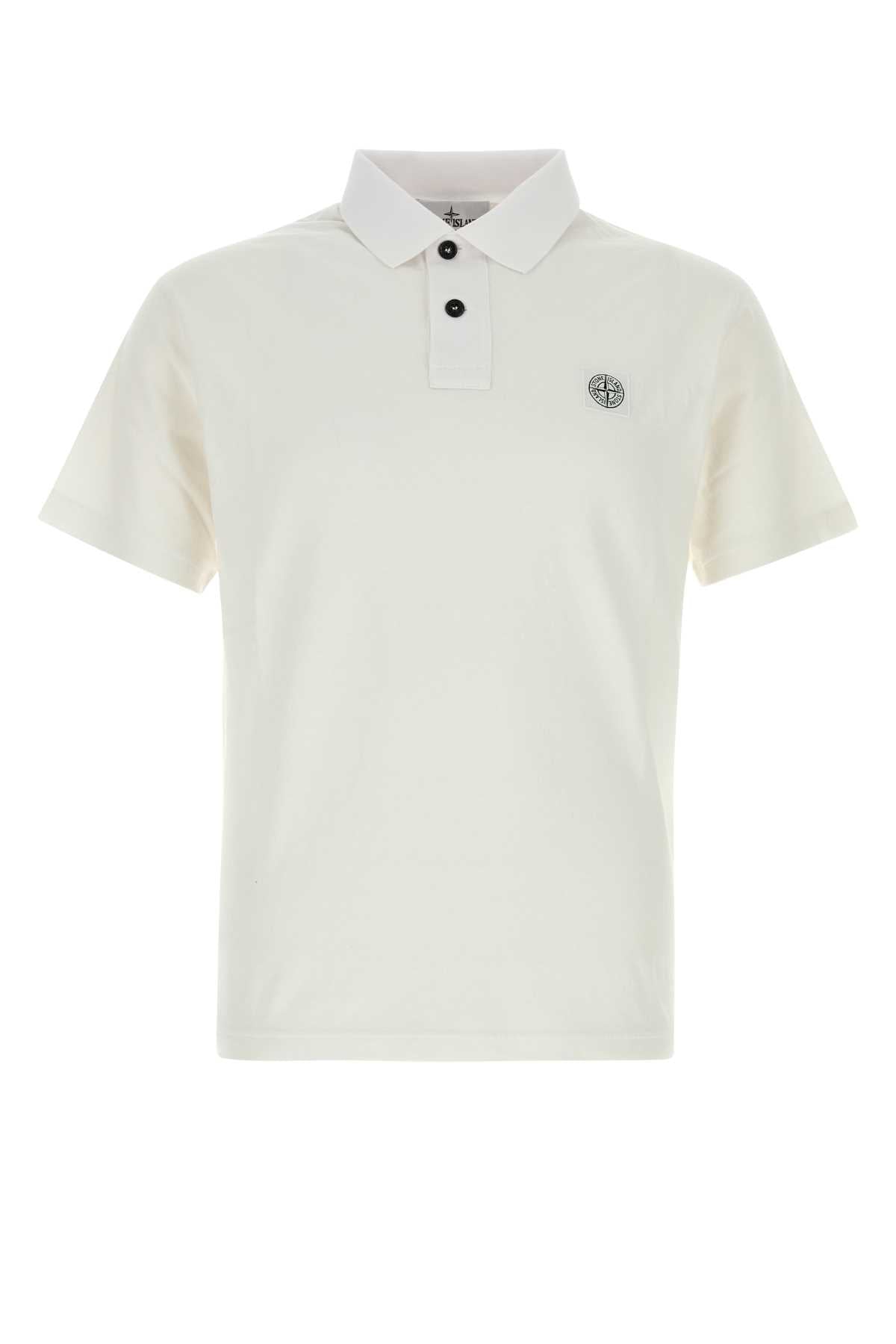 White Exterior: Cotton Polo