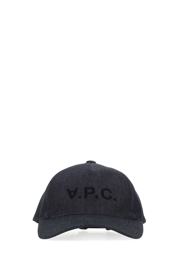 A.P.C. CAPPELLO 98% Cotton baseball cap in navy