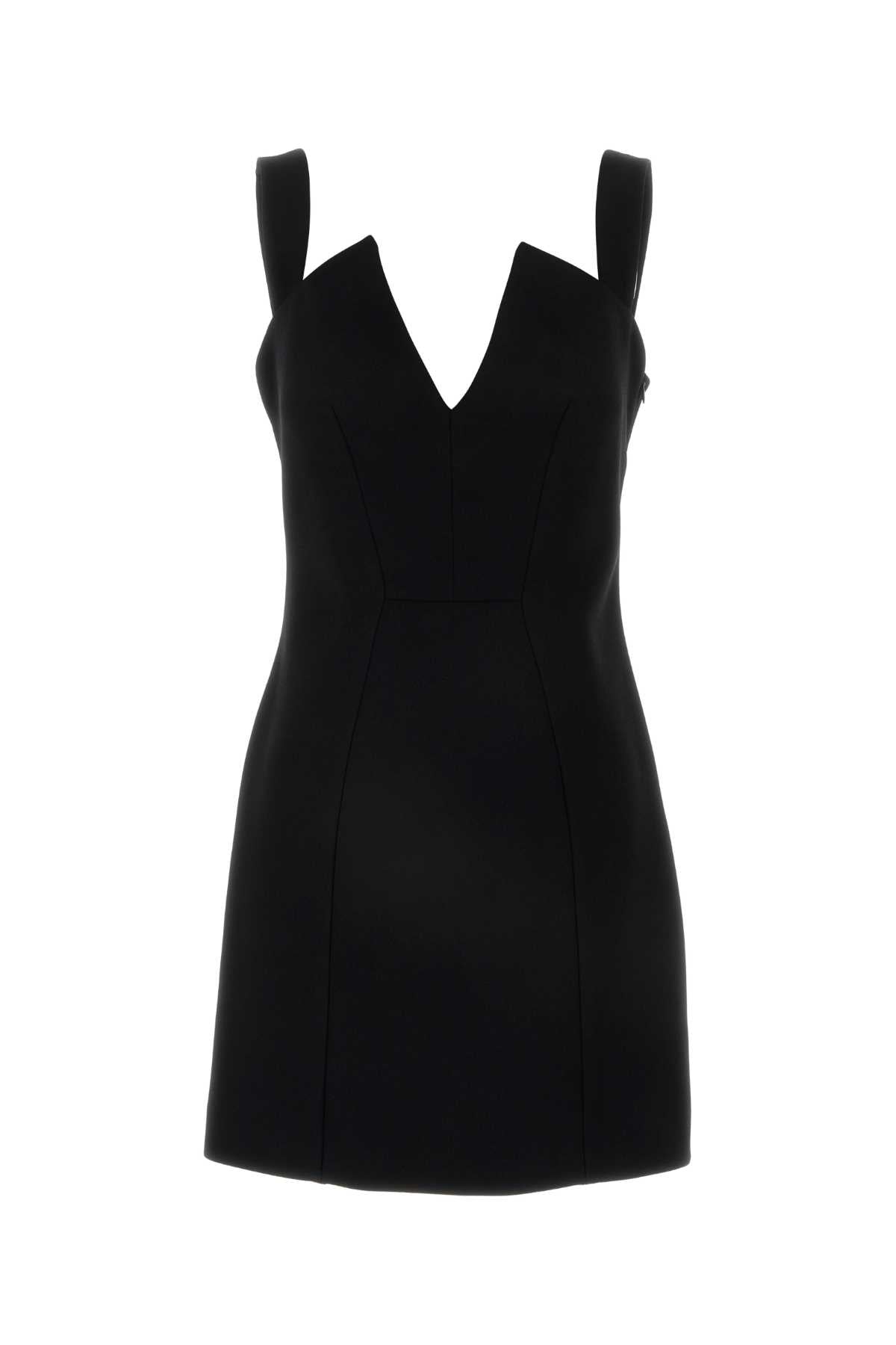 Black Crepe Dress Abiti