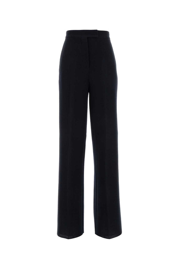 Max Mara 100% Virgin wool trousers in navy