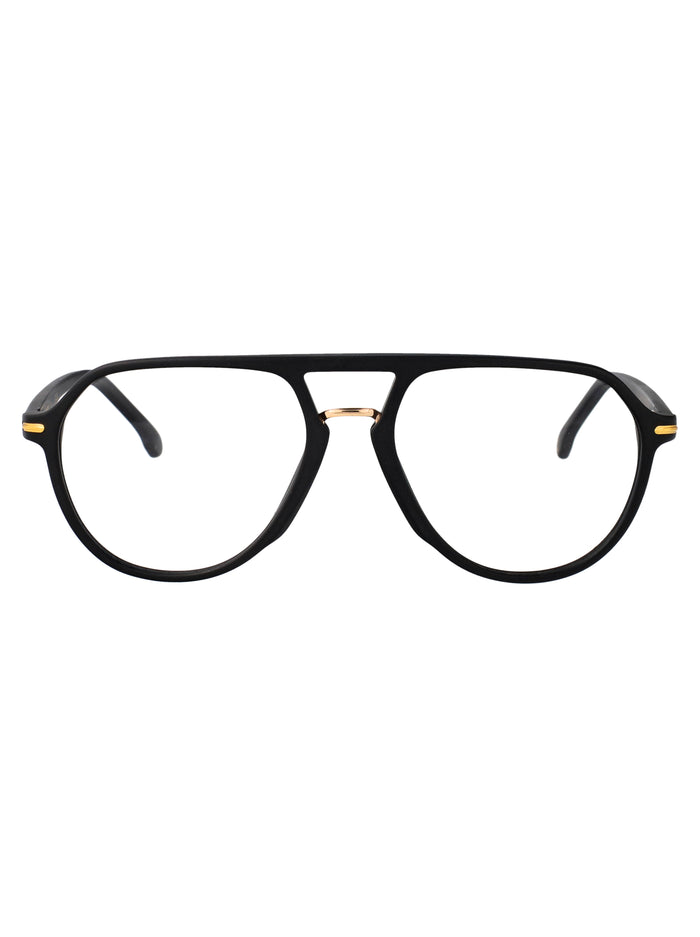 Carrera 345 I46 Matte Black Gold Light Acetate Optical