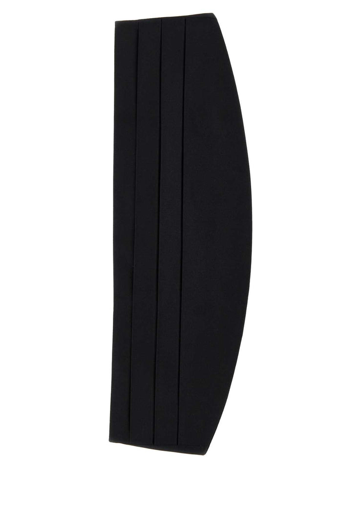 Black Satin Smoking Band Nero Exteiror: Silk Lining: Extra-accessori