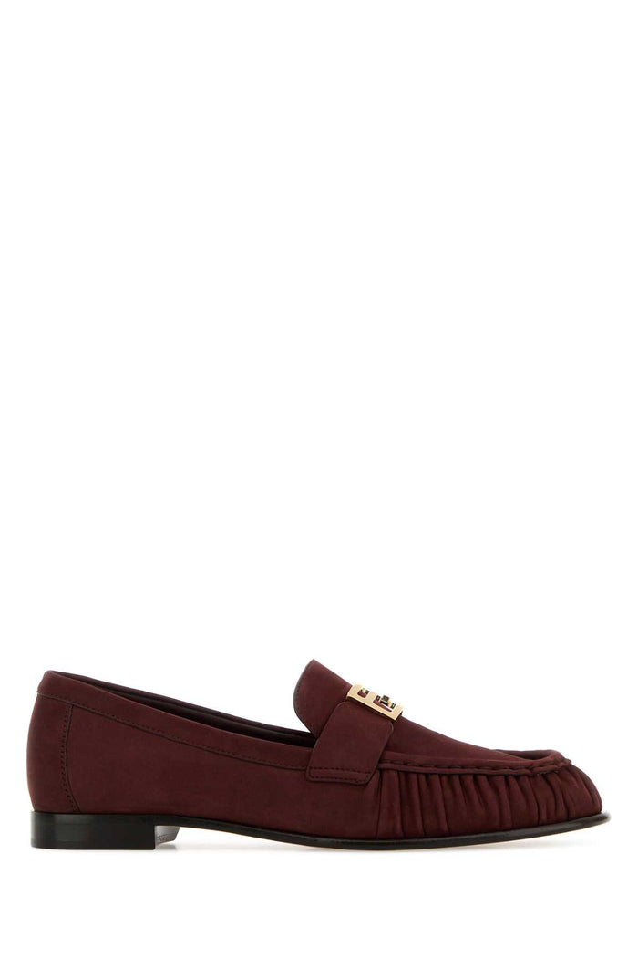 Chocolate Suede Loafers Plum Mocassini