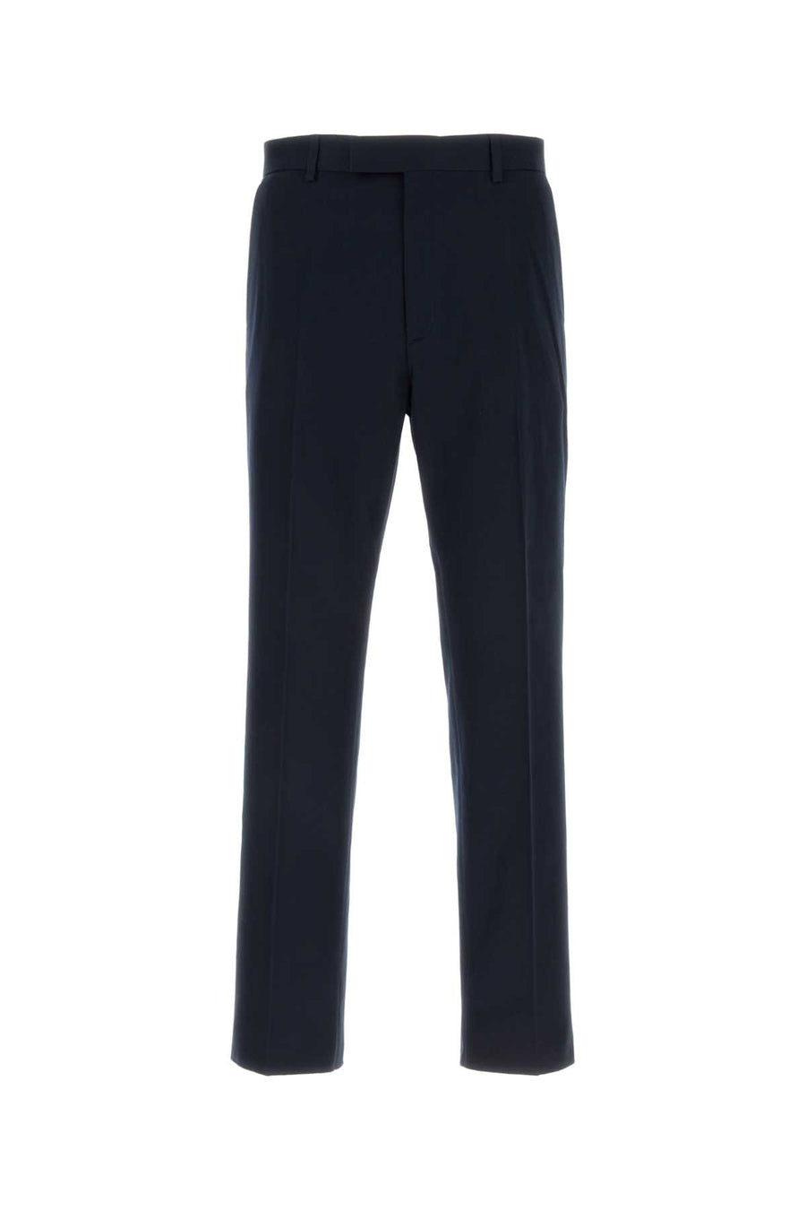 Gucci Logo 100% Cotton trousers in navy