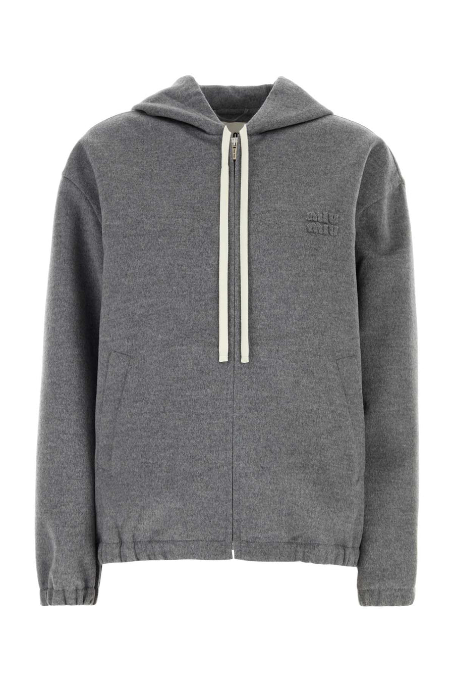 Miu Miu 90% Virgin wool jacket in gray