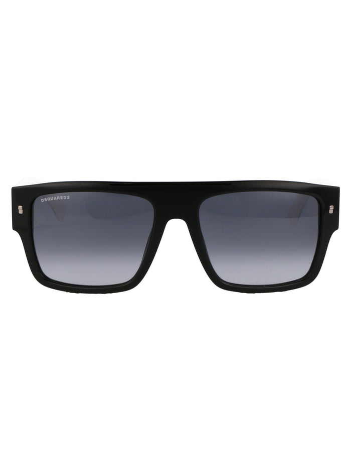 Black White Acetate Sunglasses