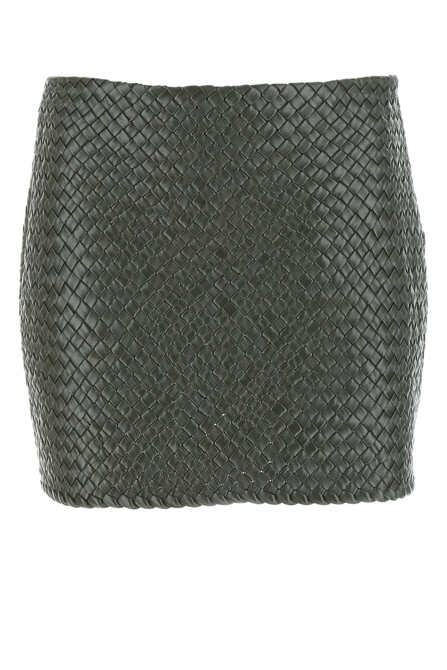 Bottega Veneta 100% Leather skirt in green