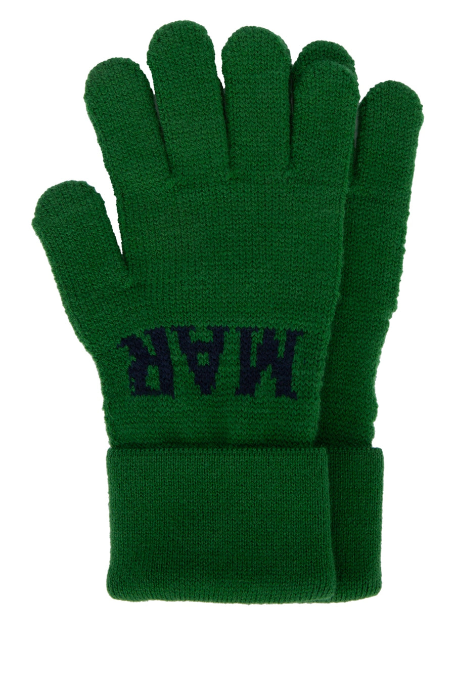 Marni Kids 100% Mixed fibres gloves in green