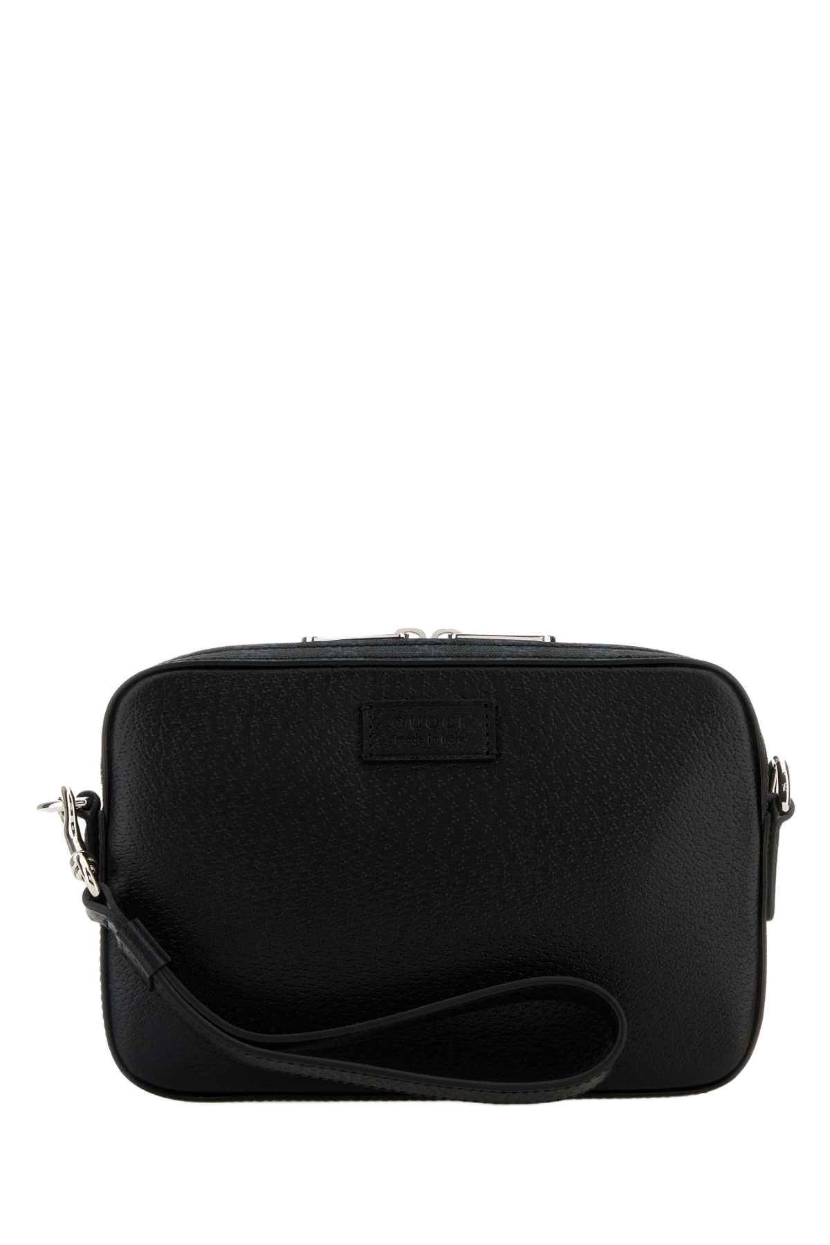 Black Leather Small Clutch 1000