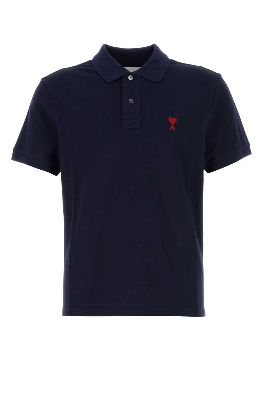AMI Paris 100% Cotton polo in navy