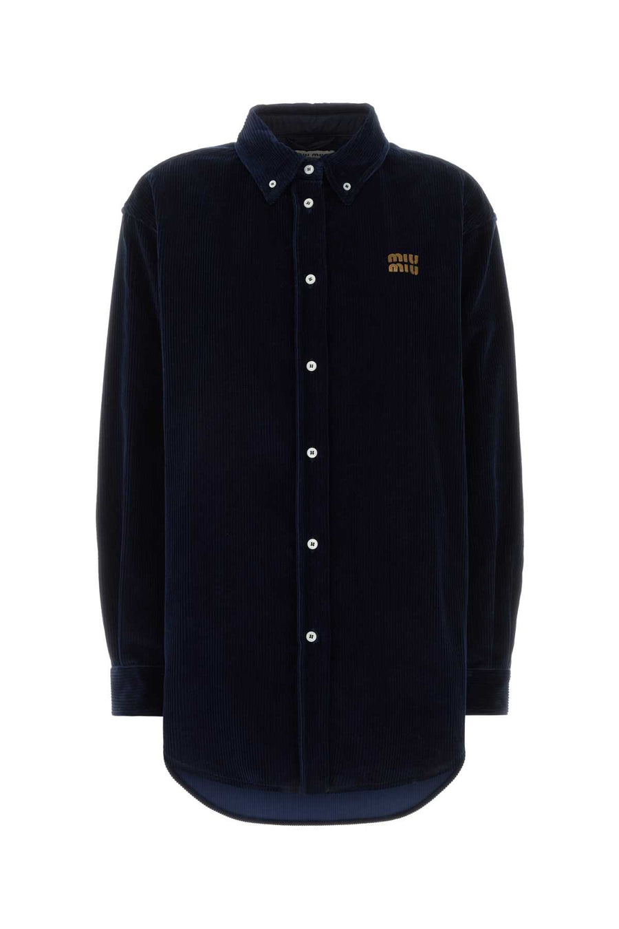Miu Miu 100% Cotton shirt in navy