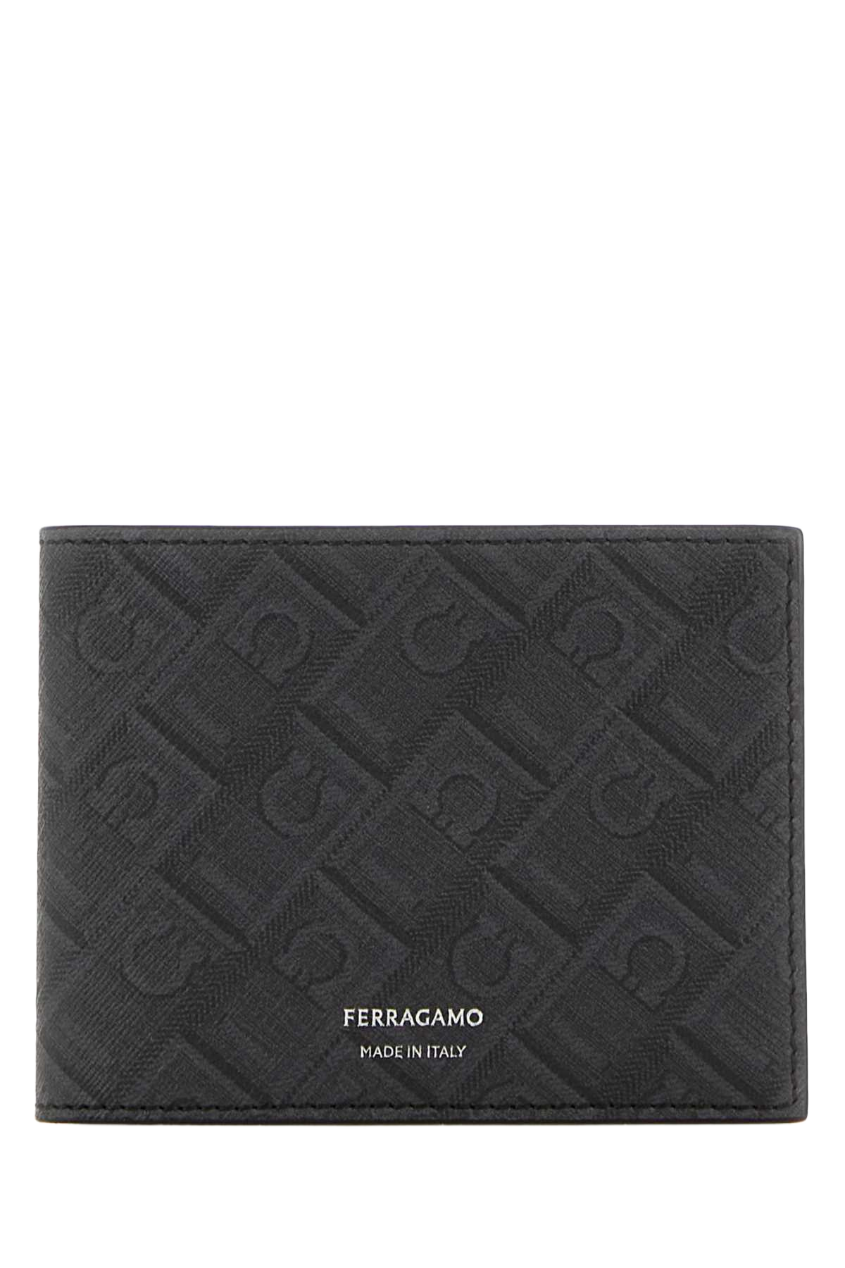 Printed Canvas Wallet Nergriflared Exterior: Fabric Portafogli
