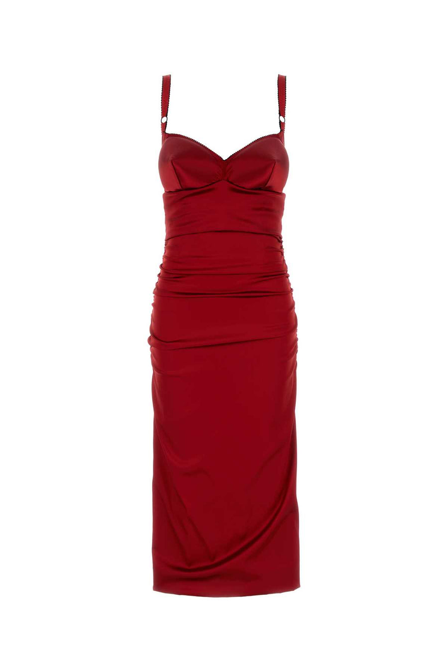 Dolce & Gabbana Exterior: 65% Acetate dress in red