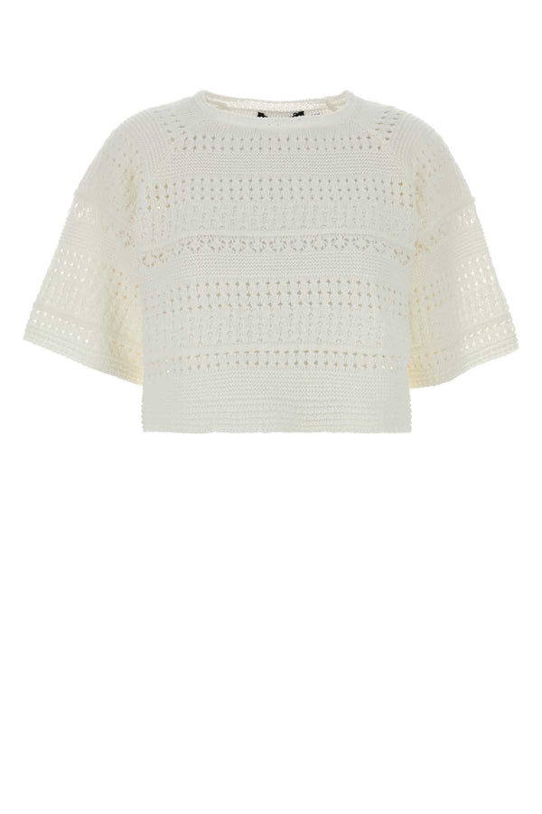 Weekend 100% Cotton sweater in white