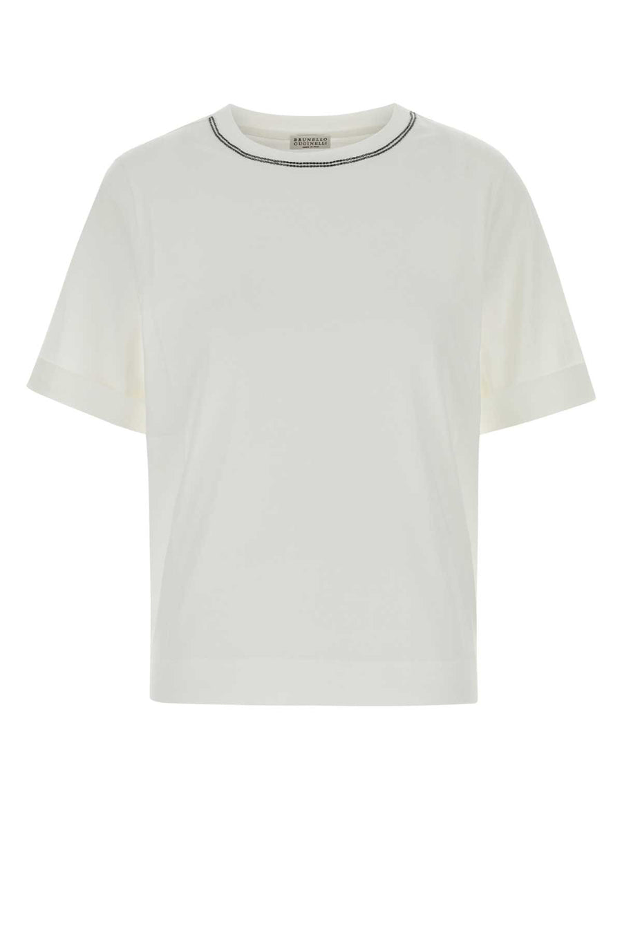 Brunello Cucinelli 100% Cotton t-shirt in white