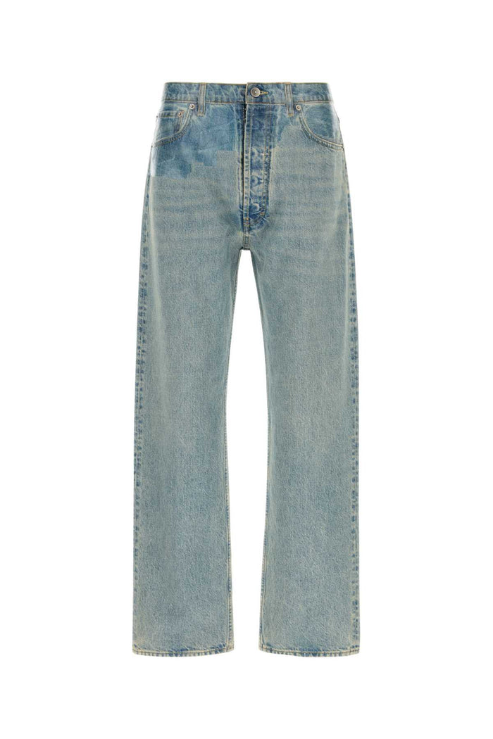 Iceblue Exterior: Cotton Pantaloni