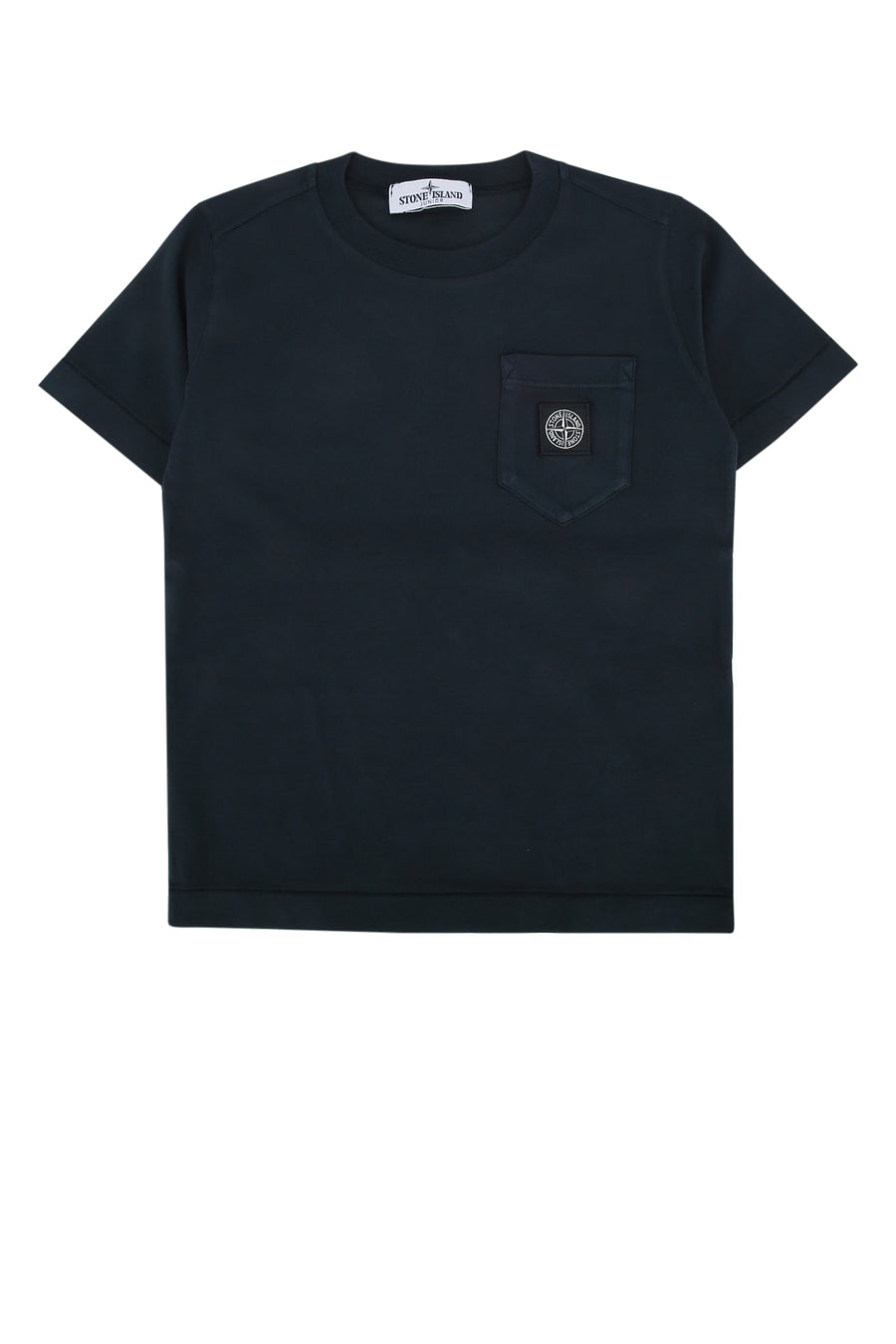 Stone Island Kids 100% Cotton t-shirt in navy