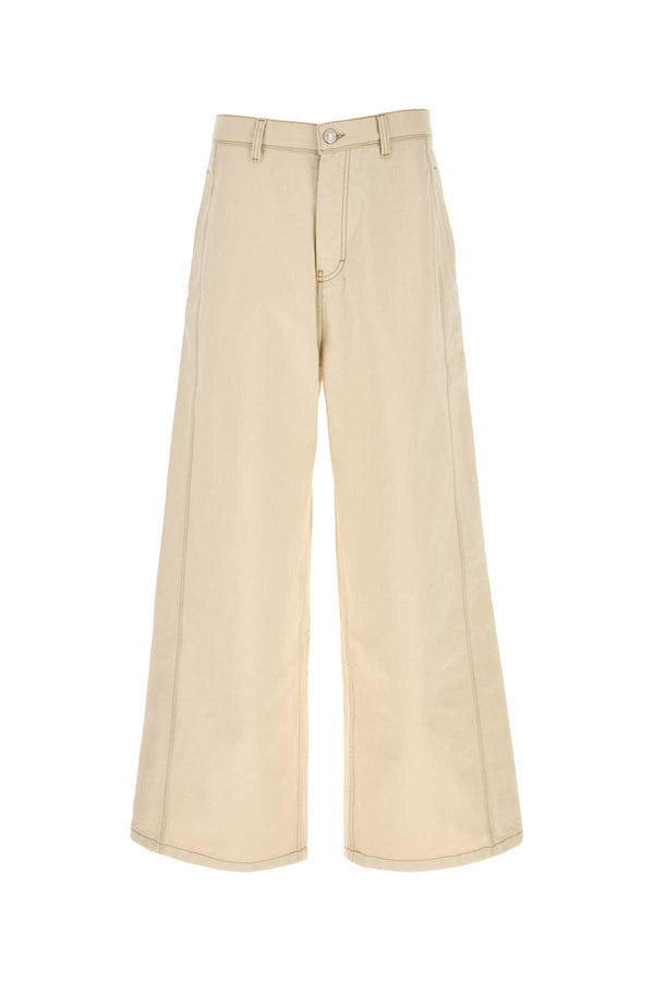 AMI Paris 100% Cotton jeans in beige