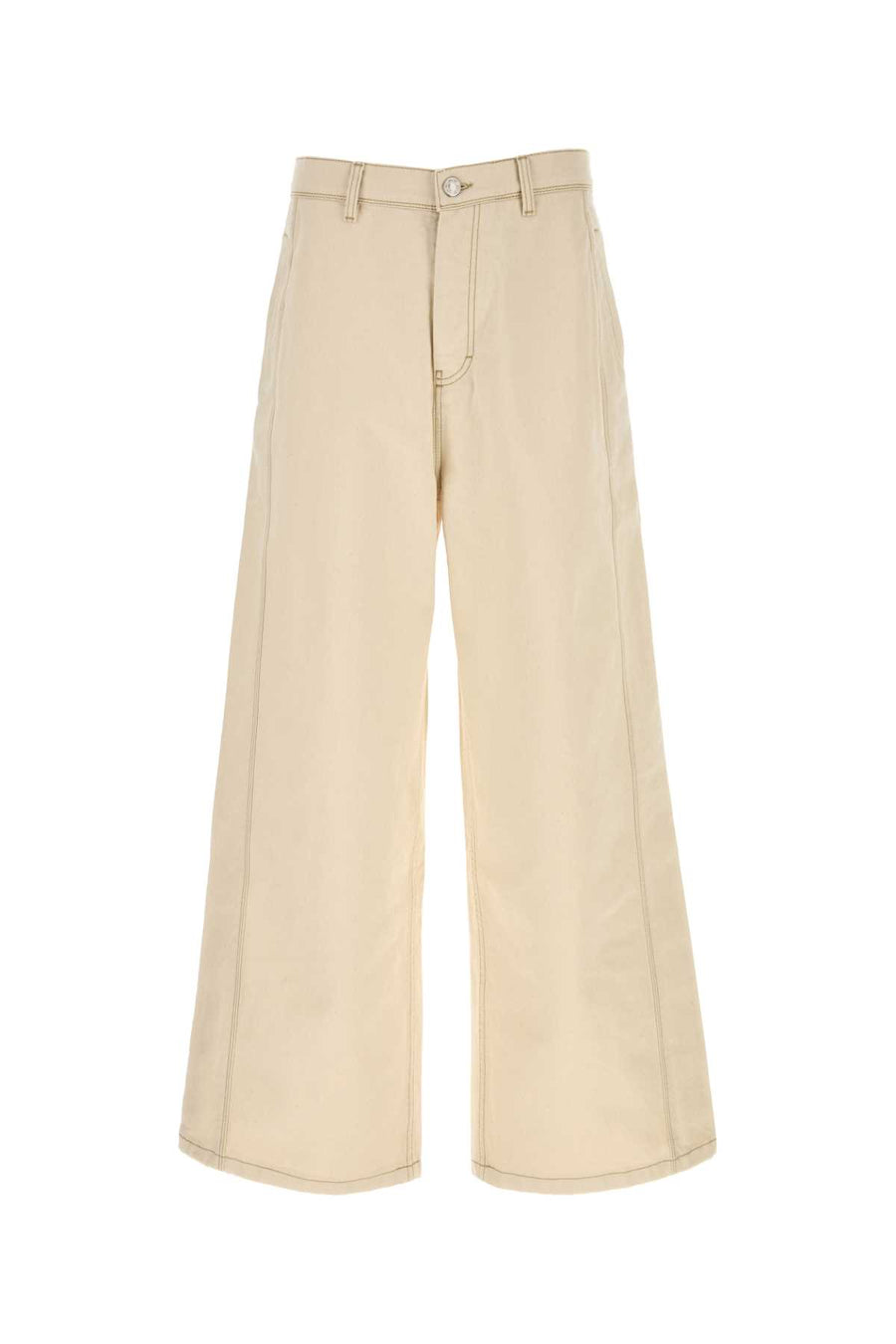 AMI Paris 100% Cotton jeans in beige