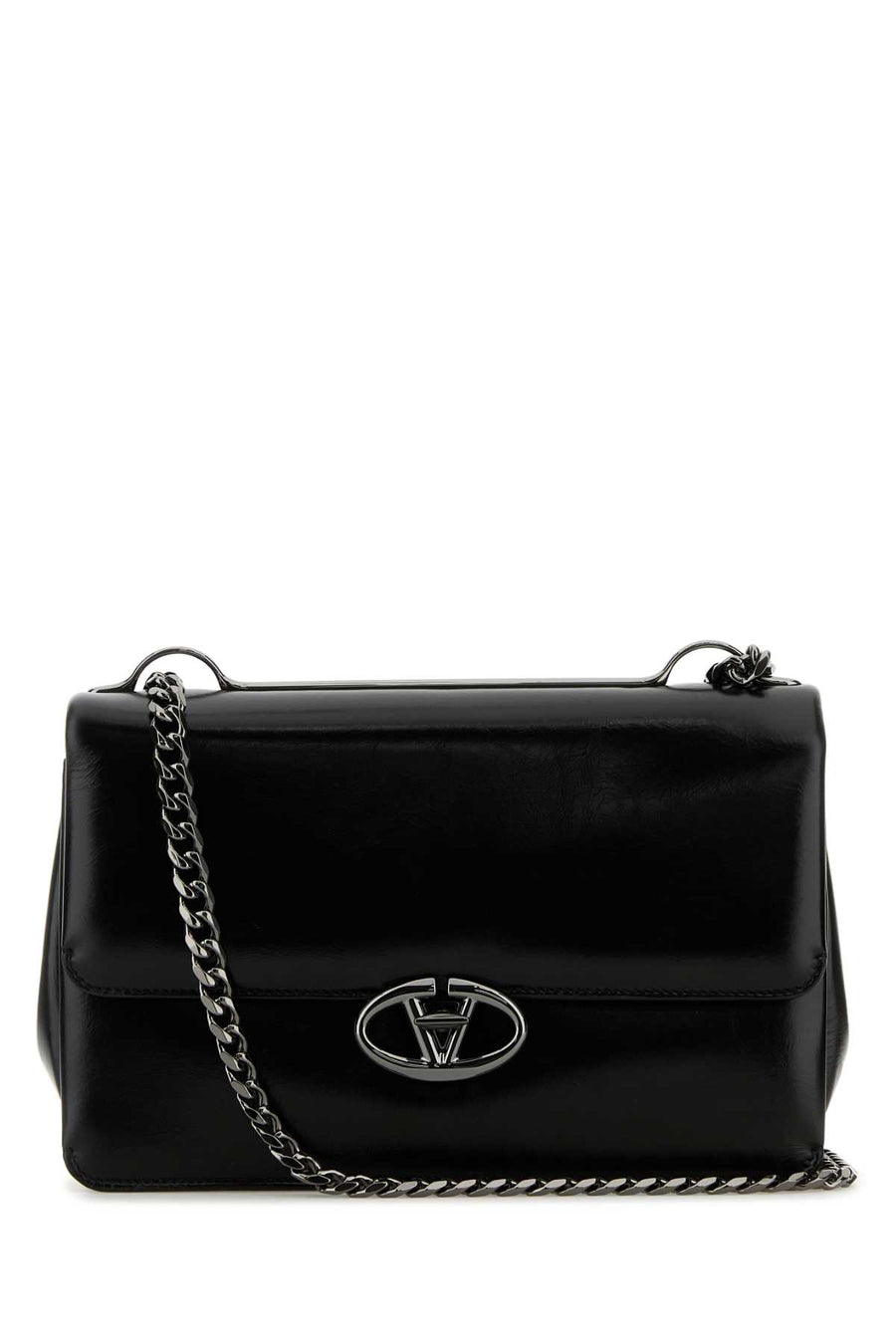 Valentino Garavani Shoulder Exterior: 100% Leather shoulder bag in black