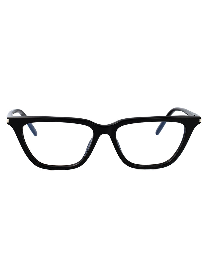 Sl 889 Sulpice Thin Opt 001 Black-black-transparent Acetate Optical