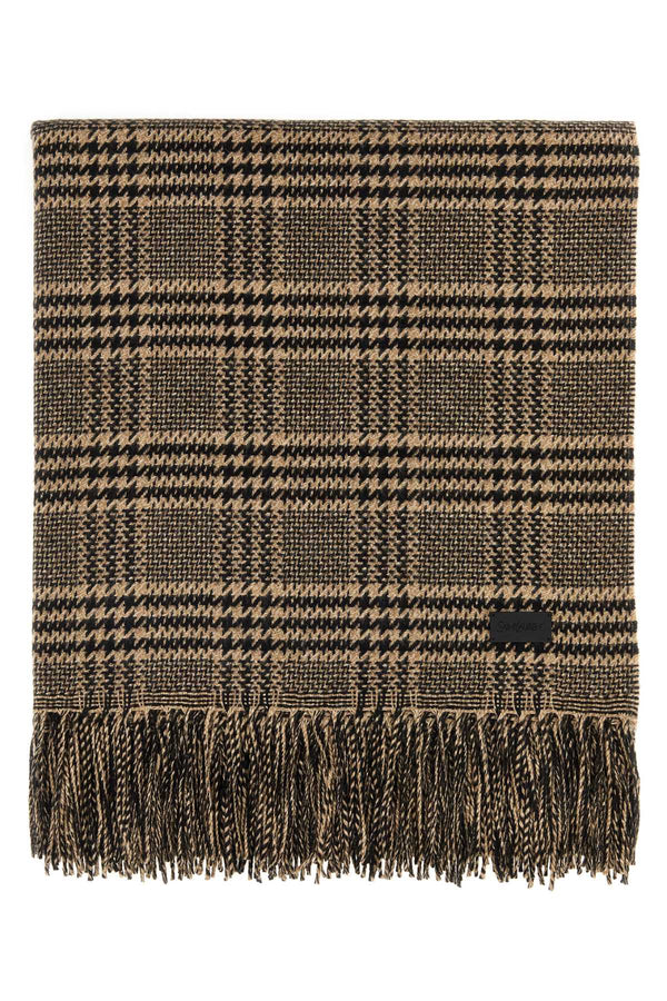 Saint Laurent Prince 51% Silk scarf in black