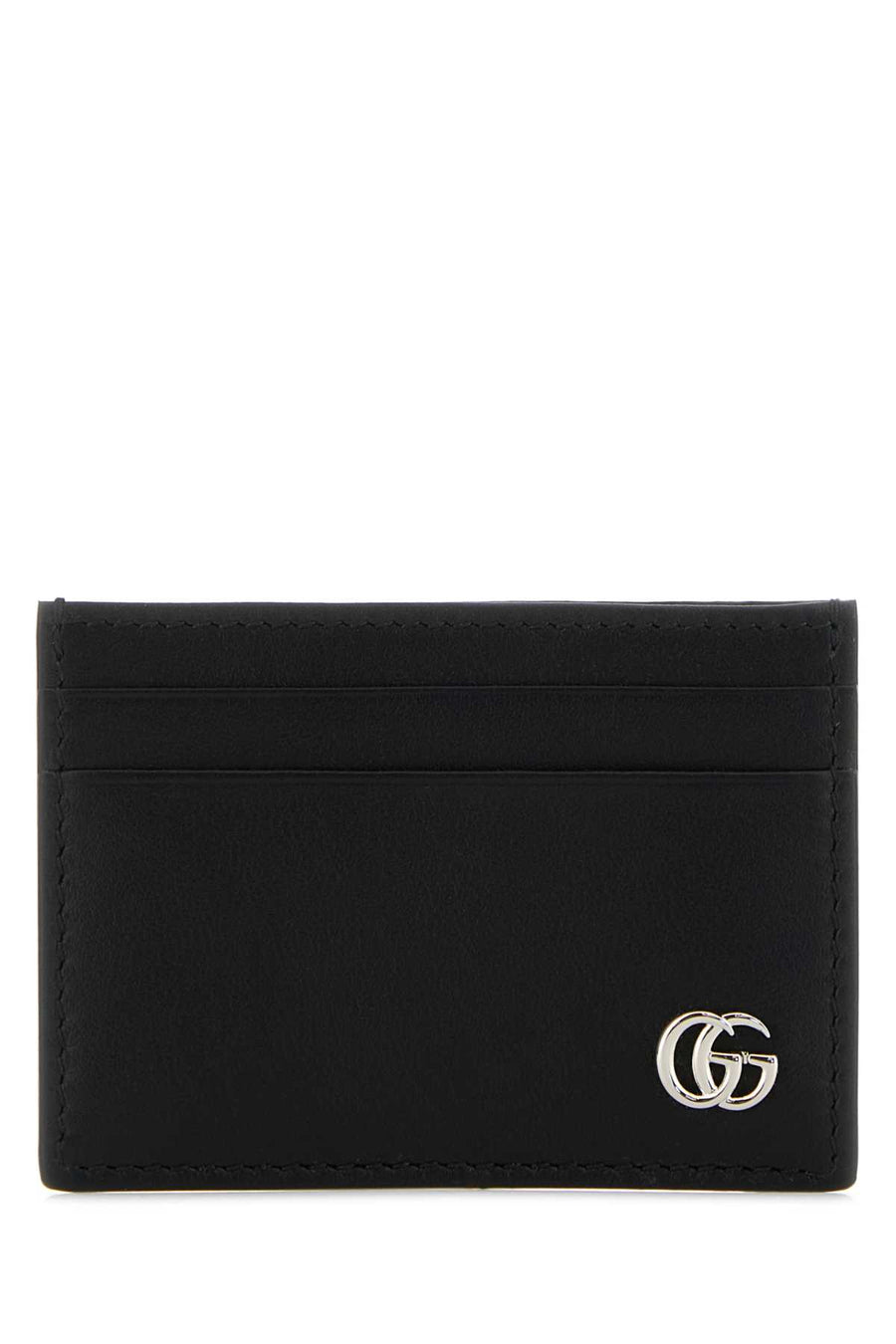 Gucci Dahir Calf Skin card case in black