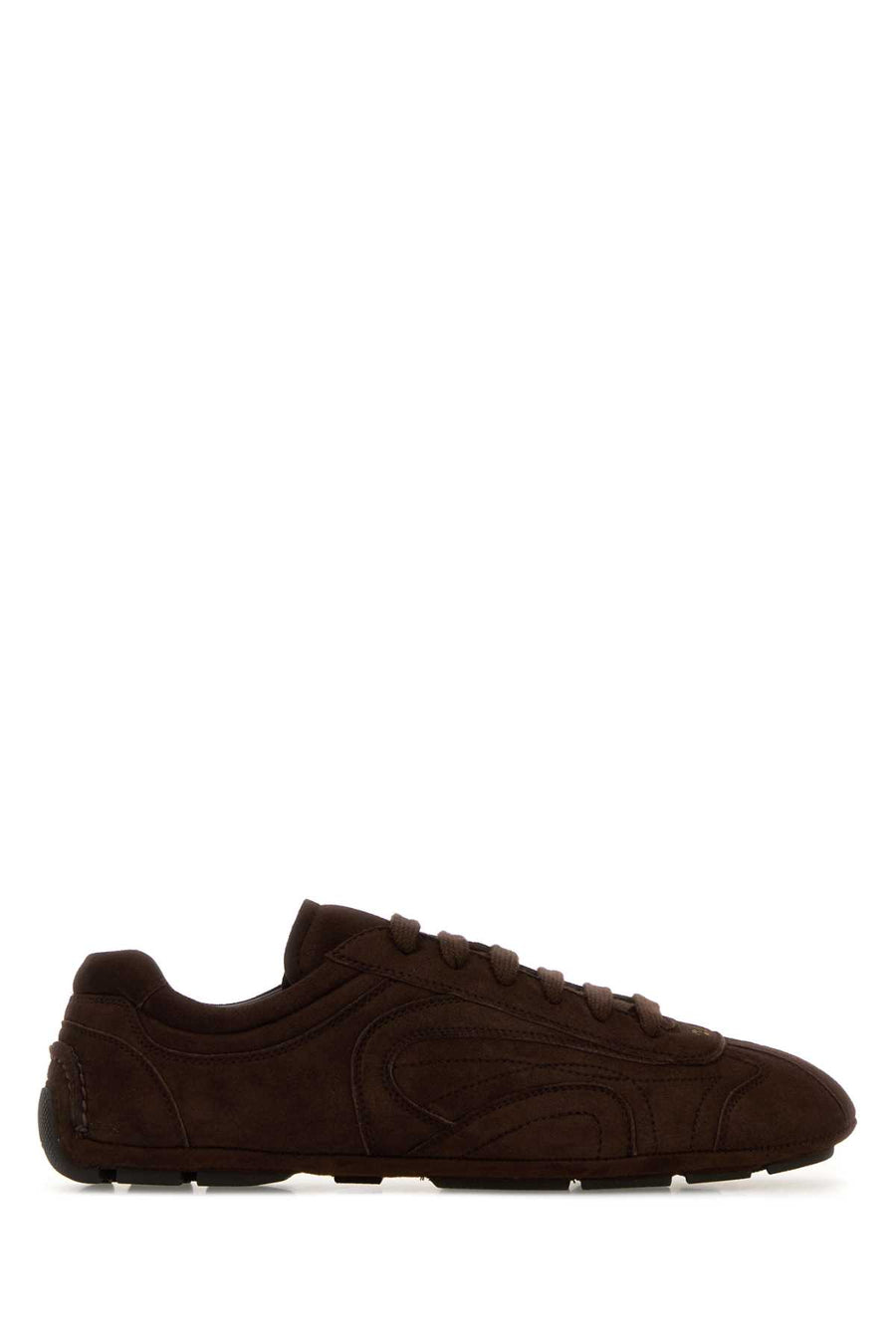 Prada Exterior: 100% Suede; Interior: 100% Leather sneaker in brown