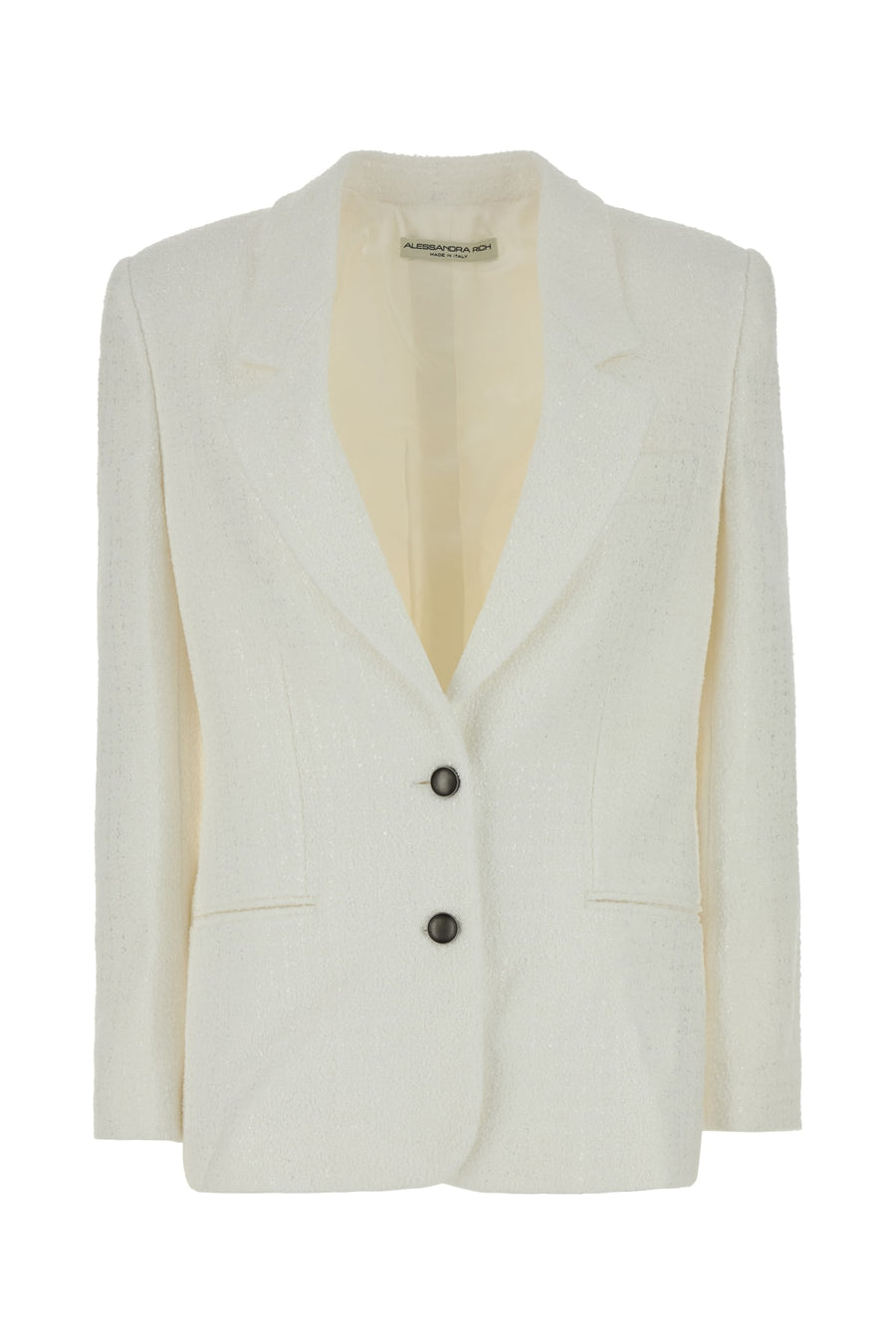 Alessandra Rich 53% Viscose blazer in white