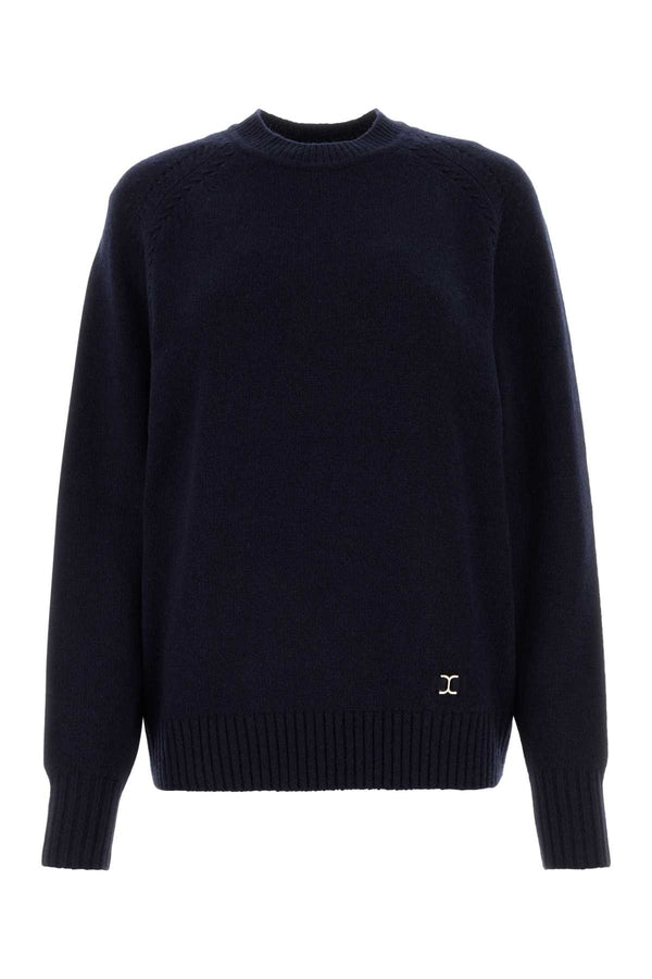 Chloé 96% Cashmere sweater in navy