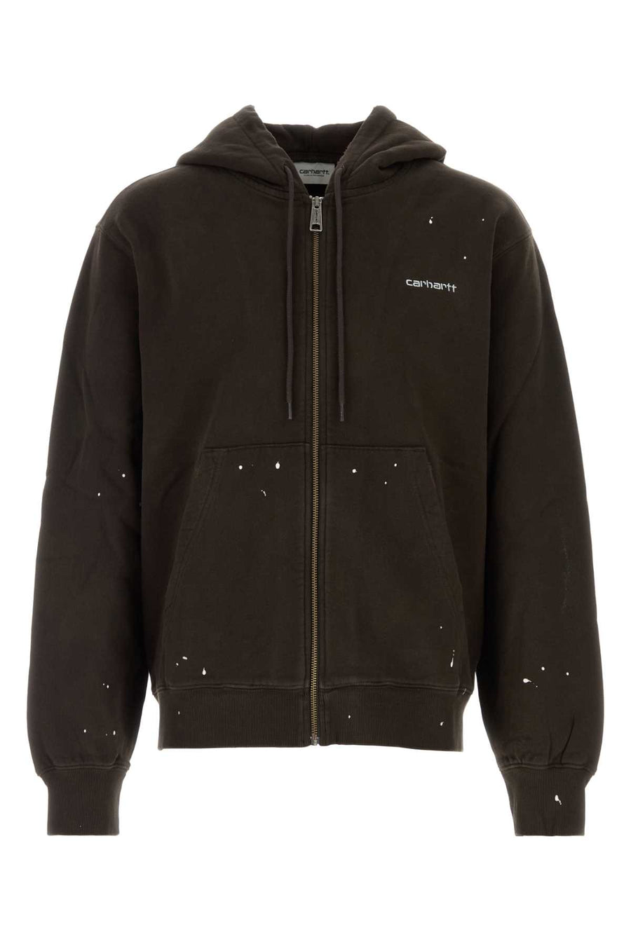 Carhartt Wip Painter 100% Cotton hoodie in brown