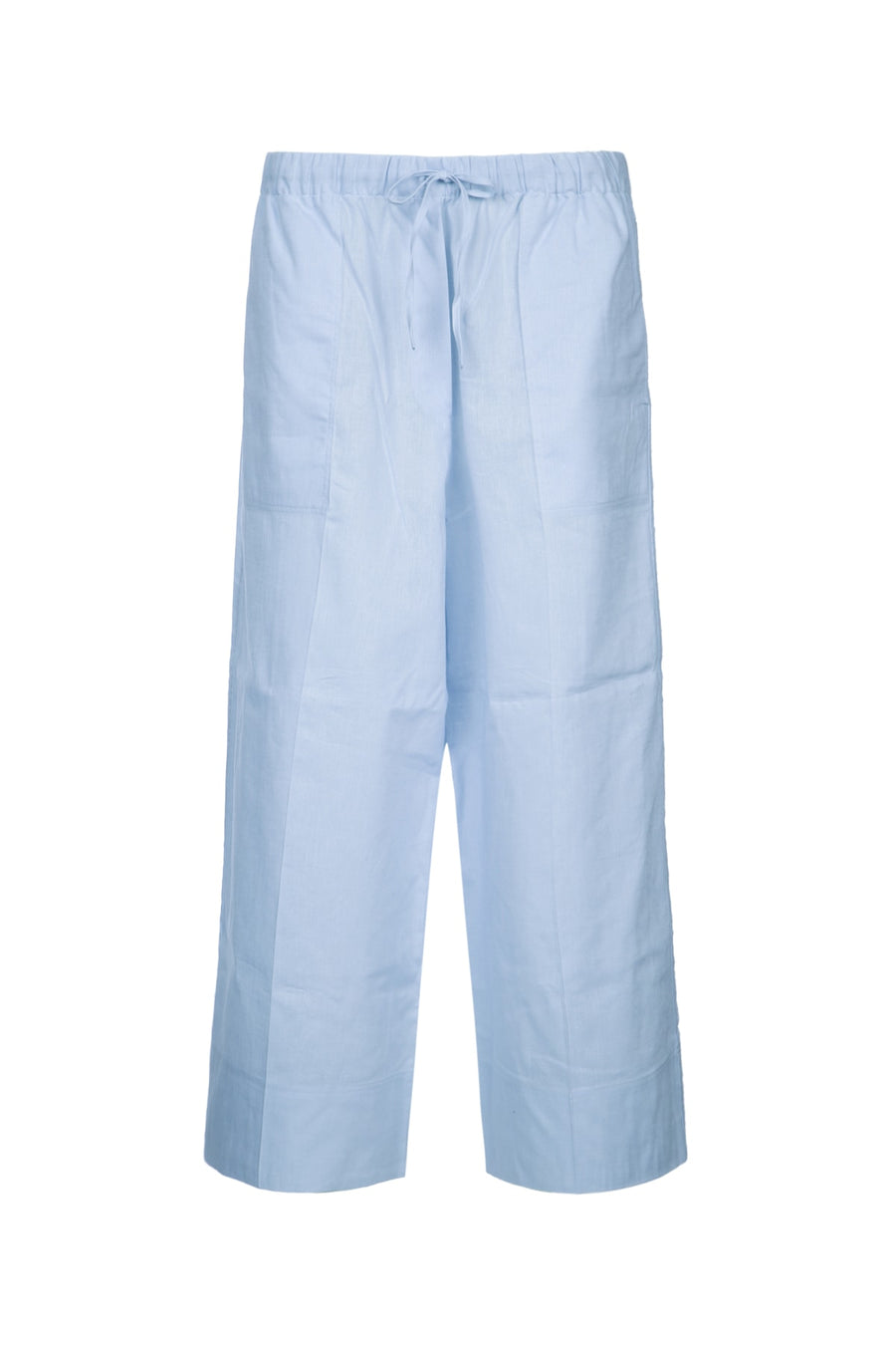 Toteme Summer 55% Cotton trousers in blue