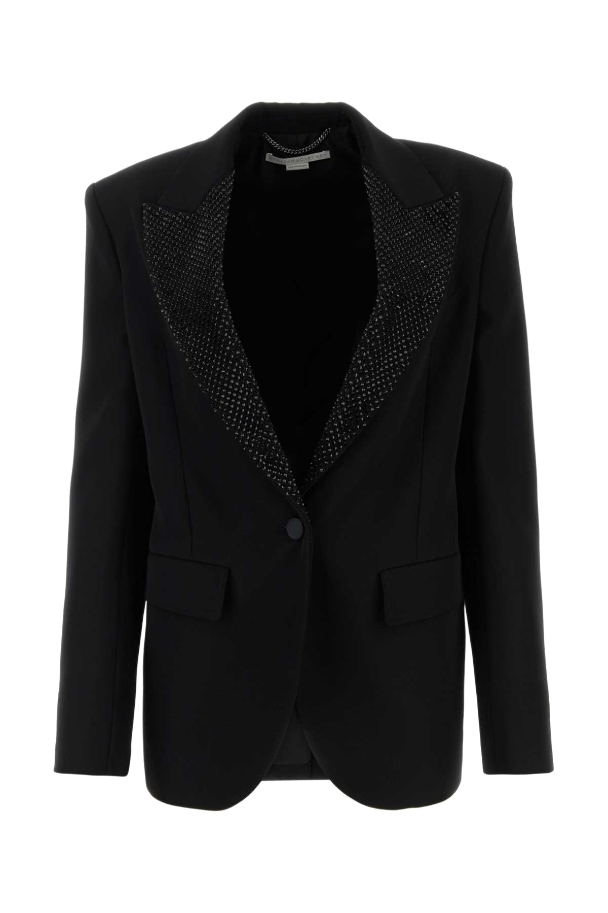 Black Wool Blazer Giacche E Gilet