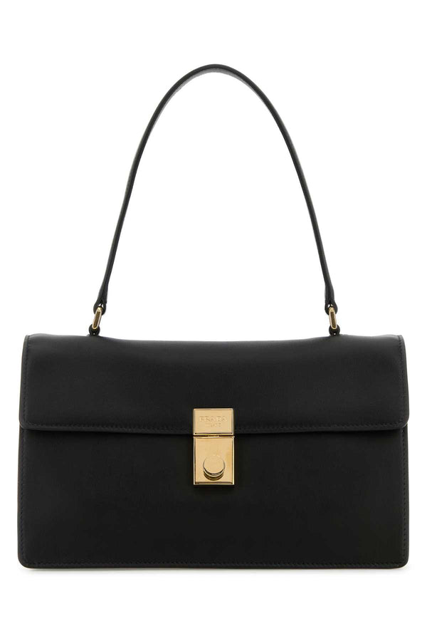 Prada 100% Vitello shoulder bag in black