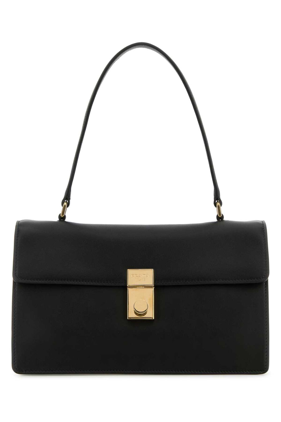 Prada 100% Vitello shoulder bag in black