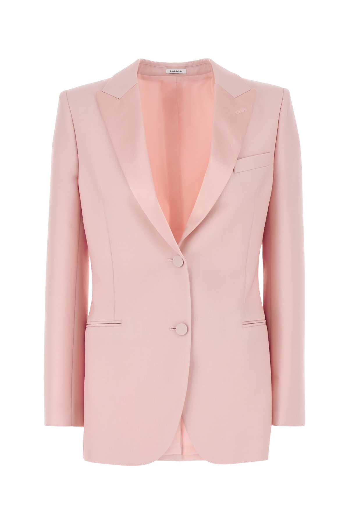 Pink Wool Blend Blazer Rose Tuxedo 1 Butt Jkt Giacche E Gilet