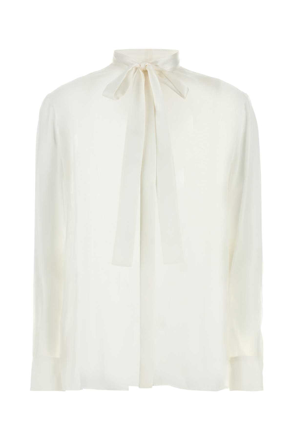 Dolce & Gabbana 100% Silk shirt in white
