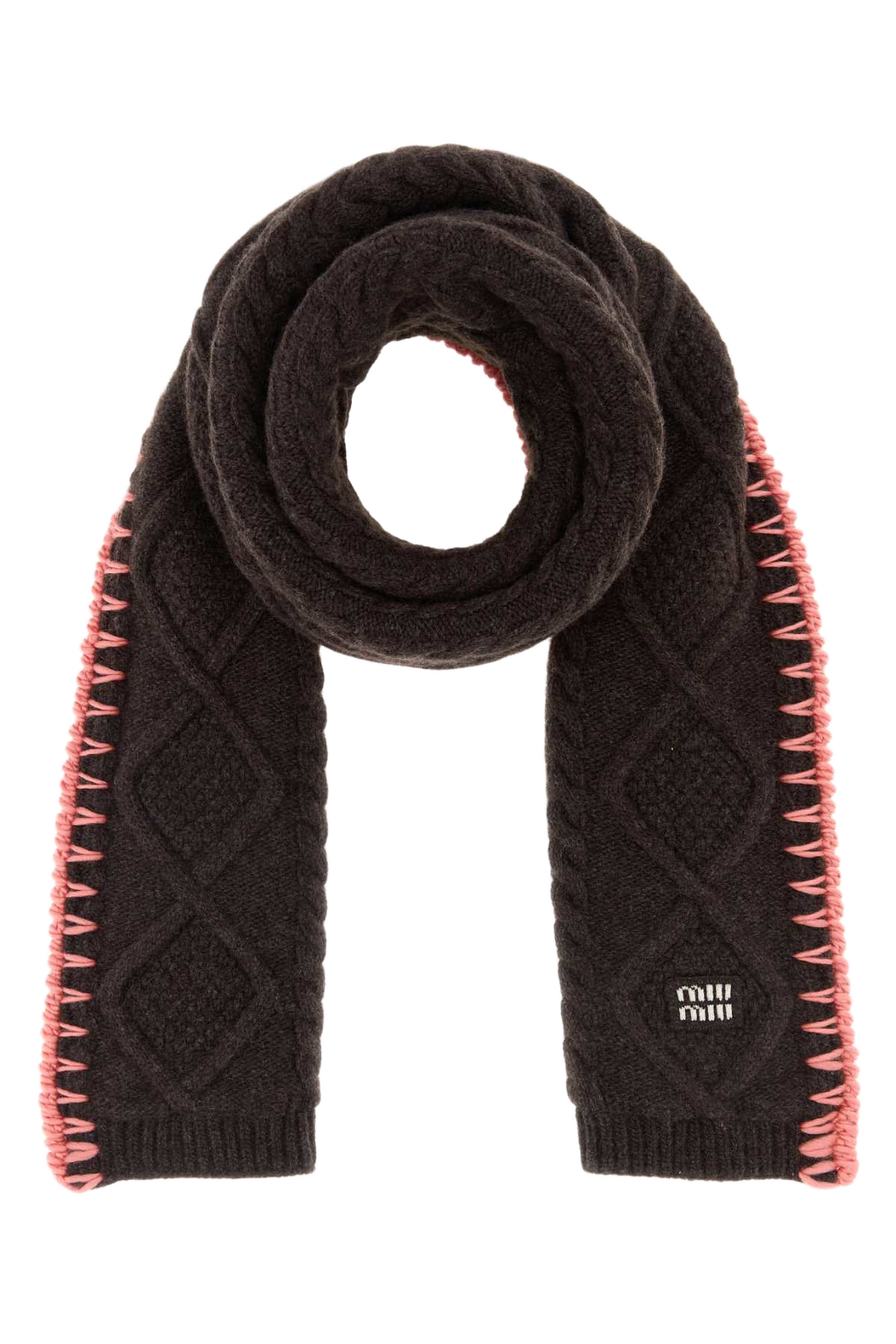 Dark Brown Wool Blend Scarf Mororosa Sciarpe E Foulard